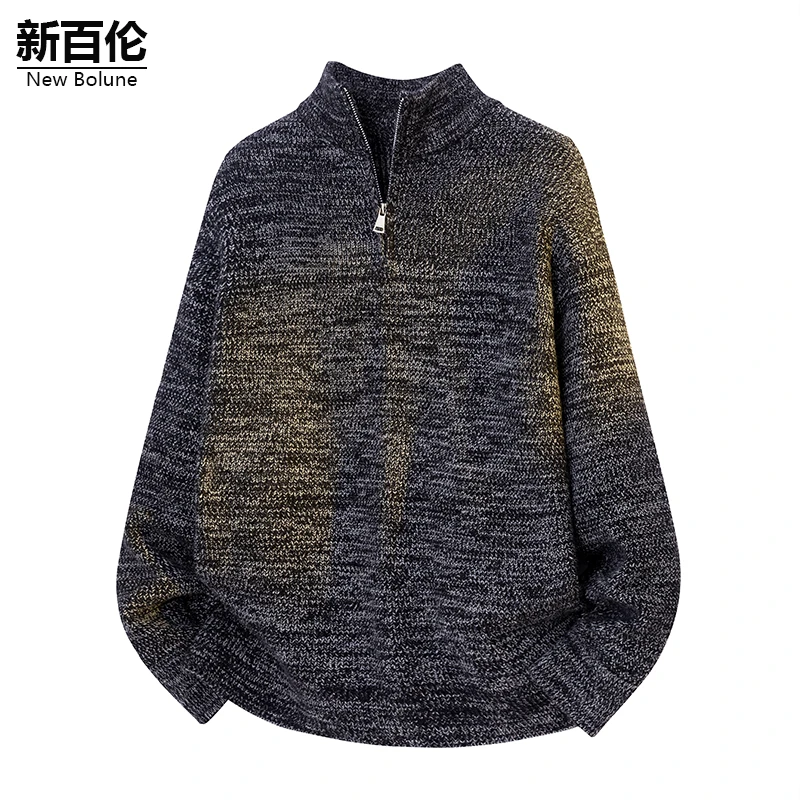 新百伦/NEW BOLUNE美式毛衣男秋季新款潮牌高级感百搭宽松针织衫