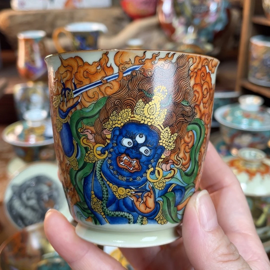 【闪购商品】不动明王杯 唐卡艺术