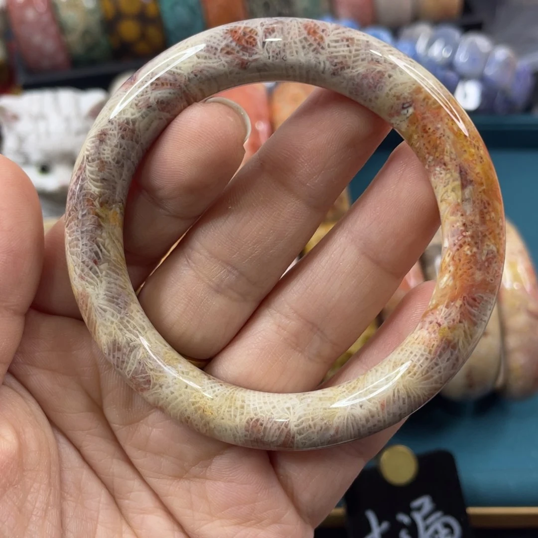 未镶嵌手镯硅化玉