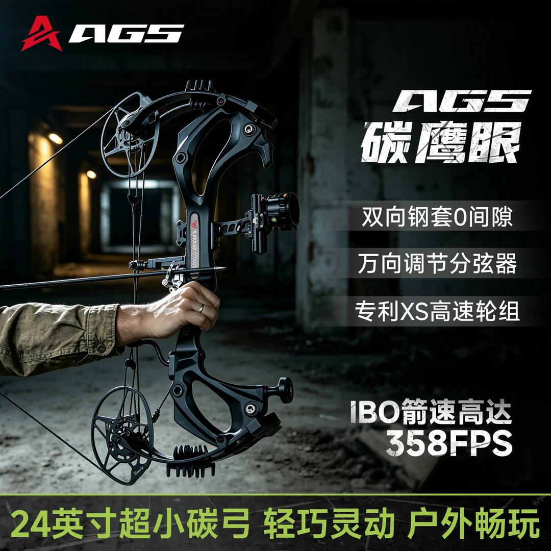 【陈老师专属】AGS射手碳鹰眼复合弓2026新款高精度运动户外射箭