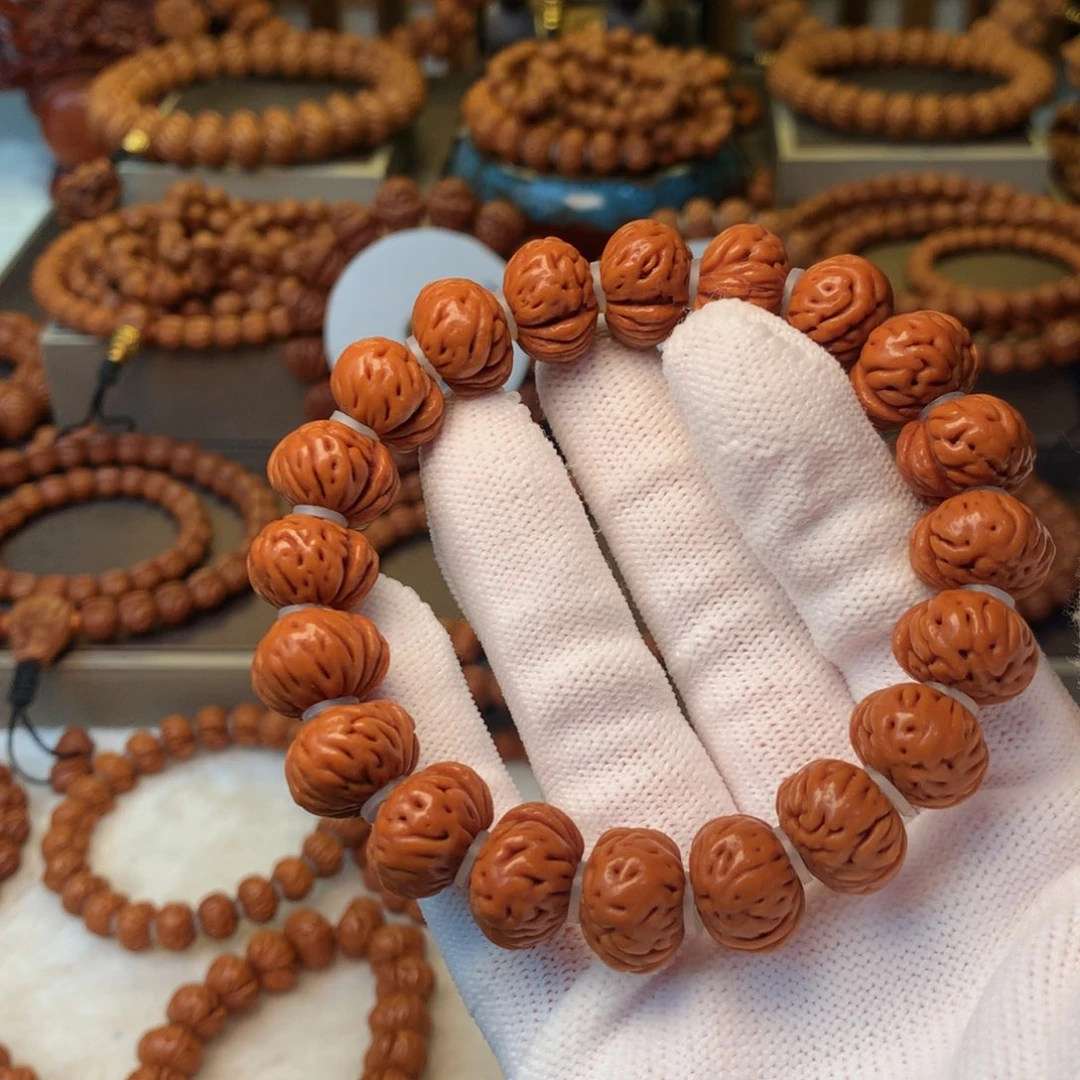 平***利手串桃核秦岭龙纹