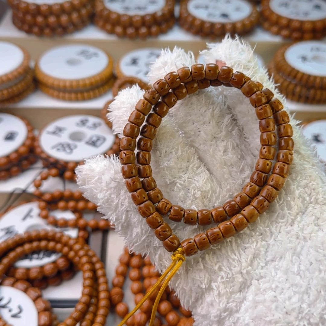 桃核手串脑纹桃核核壁直切