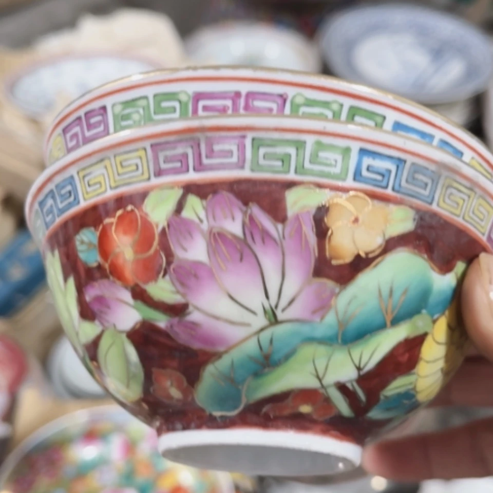 【闪购商品】紫砂茶盘万花碗2个