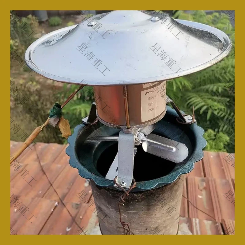 家用强力引风火炕烟囱引风机农村排烟炉子专用大功率抽风机防倒烟