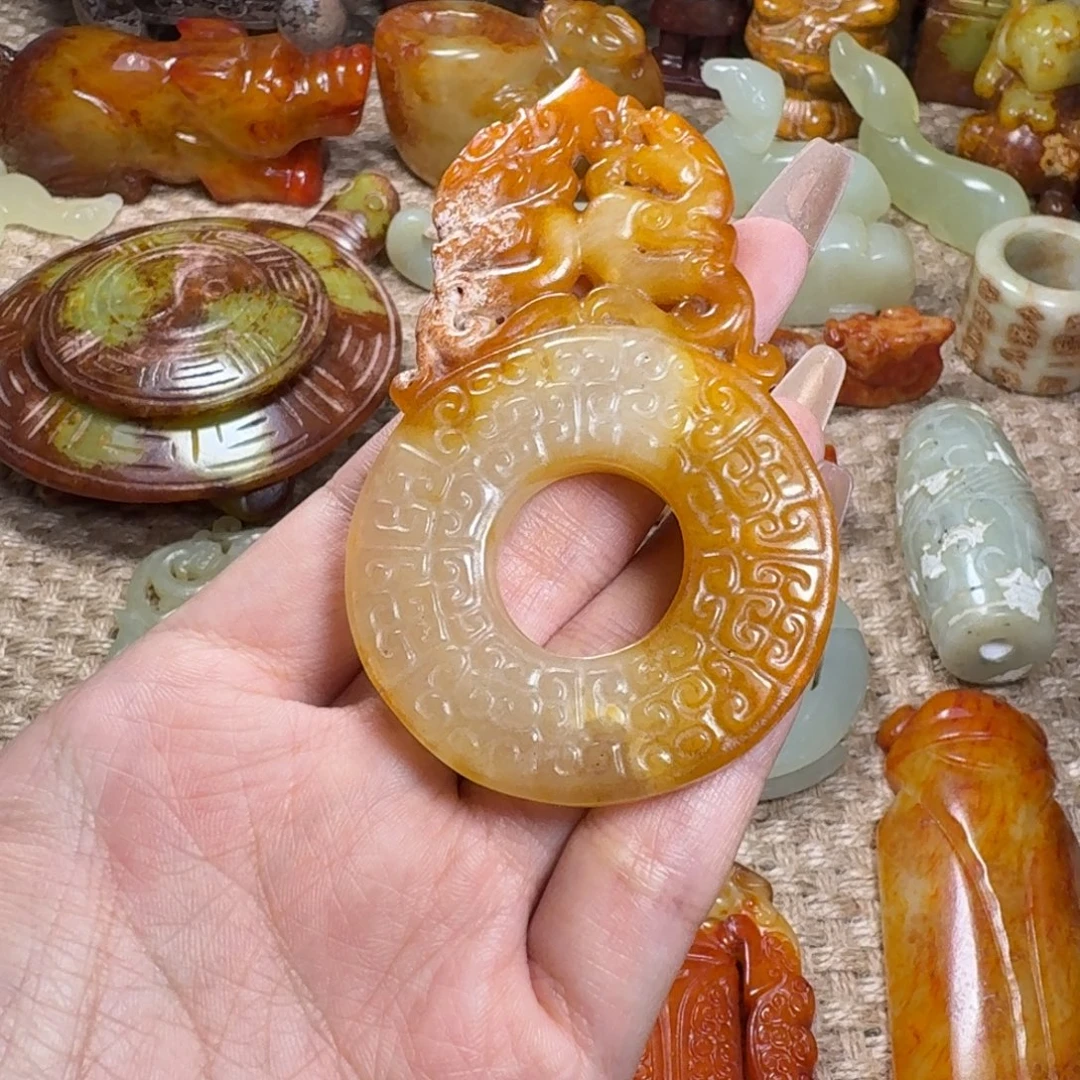 白玉菩提吊坠挂件