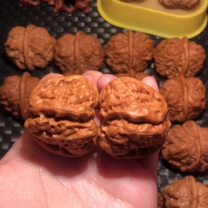 把件文玩核桃40深开肌肉蛙