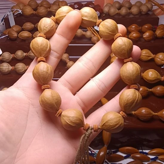 手串/手链橄榄核橄榄核三花铁蒜手串
