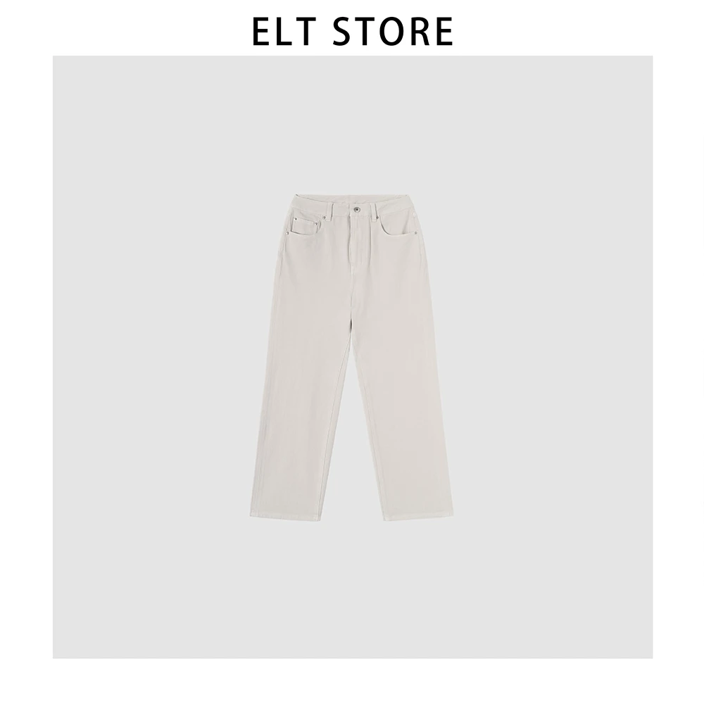 【二十度灰】锥版法棍牛仔九分裤1373