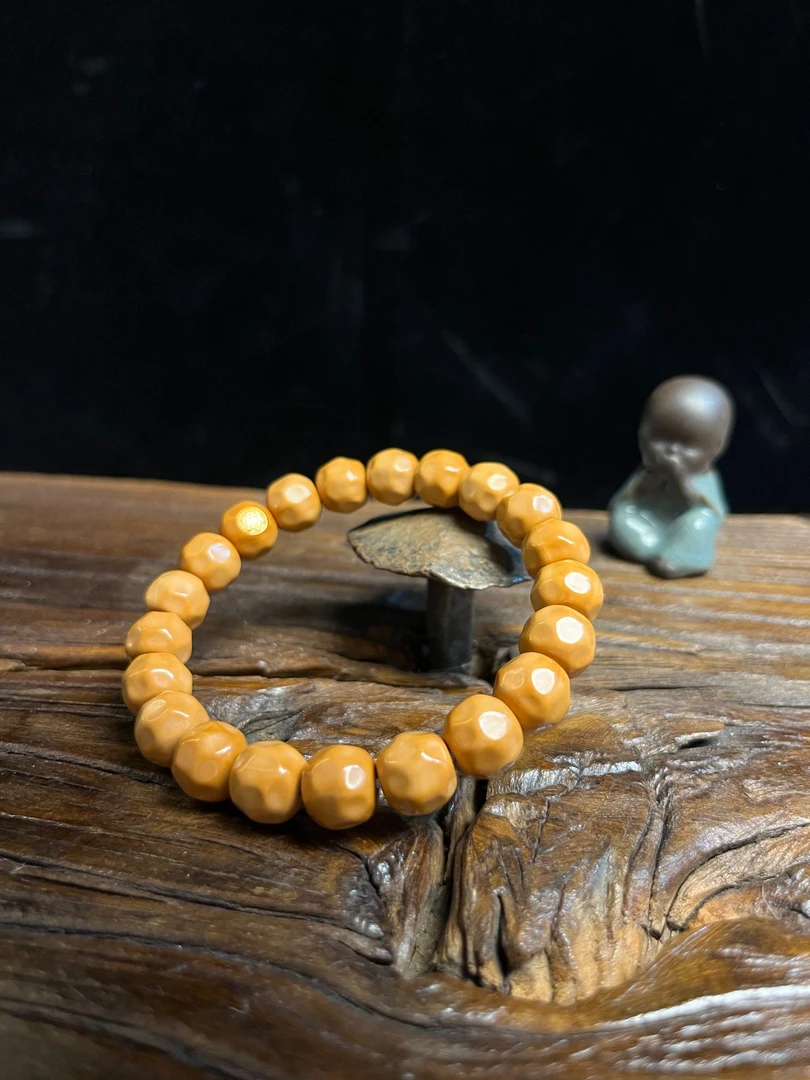 【原皮原色】全品无暇深坑奶酪（单标款）毕业级猴头手串 高品质