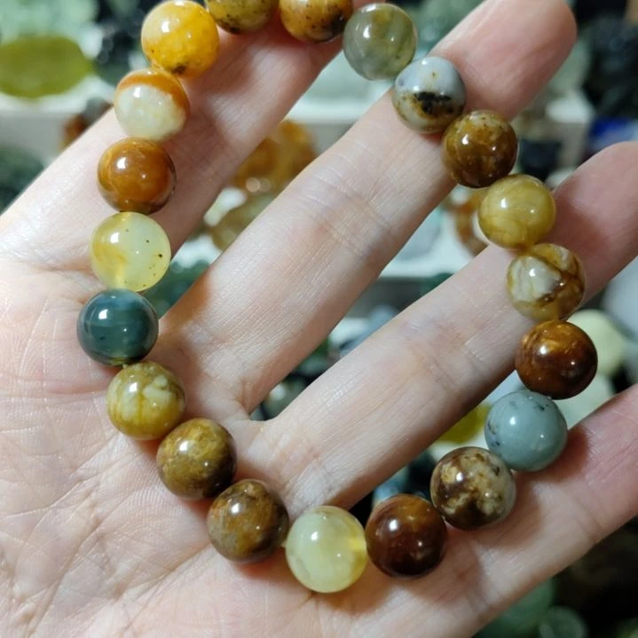 未镶嵌岫玉手串手串