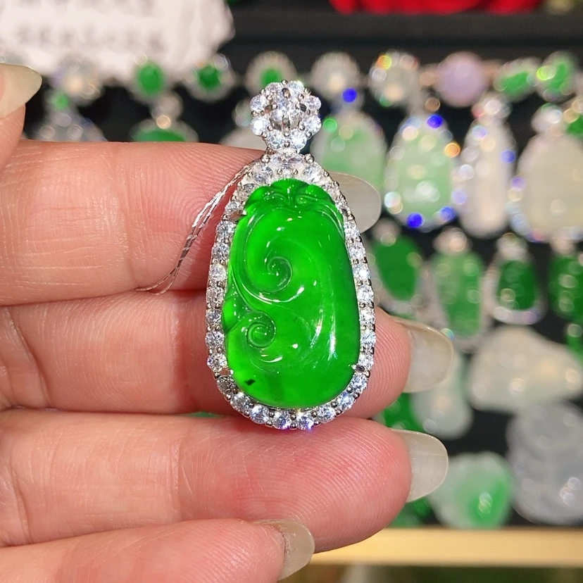 【闪购商品】颈饰未镶嵌翡翠天然翡翠