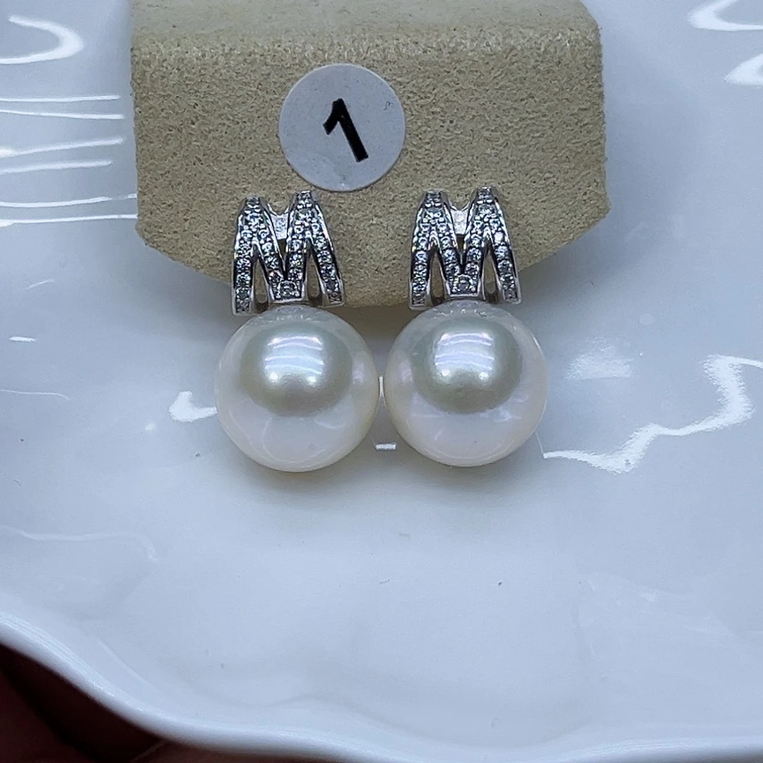 颈饰淡水珍珠银S925镶嵌