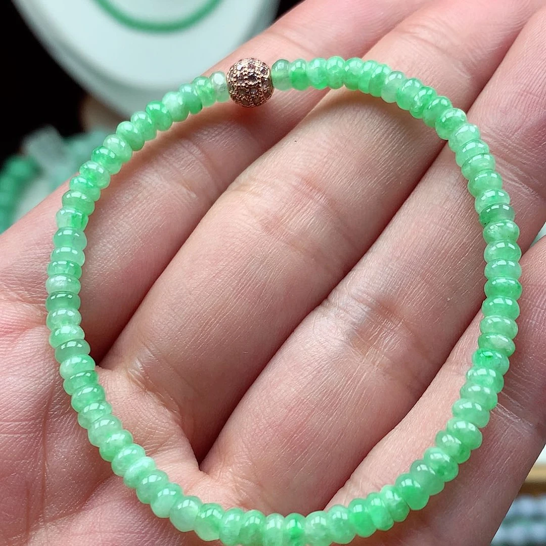 未镶嵌手链翡翠翡翠