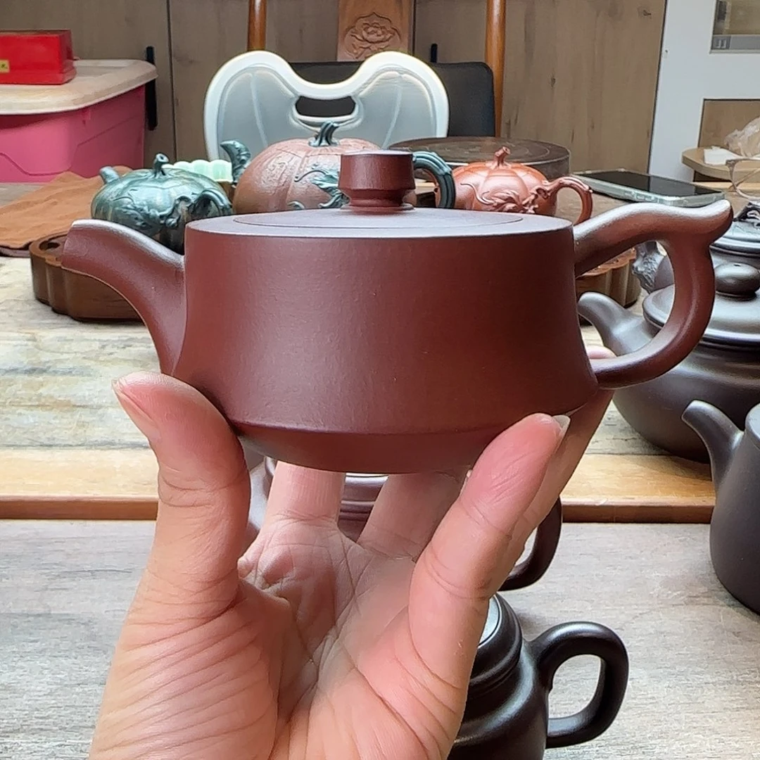 茶壶紫砂微微瑕，捡漏价