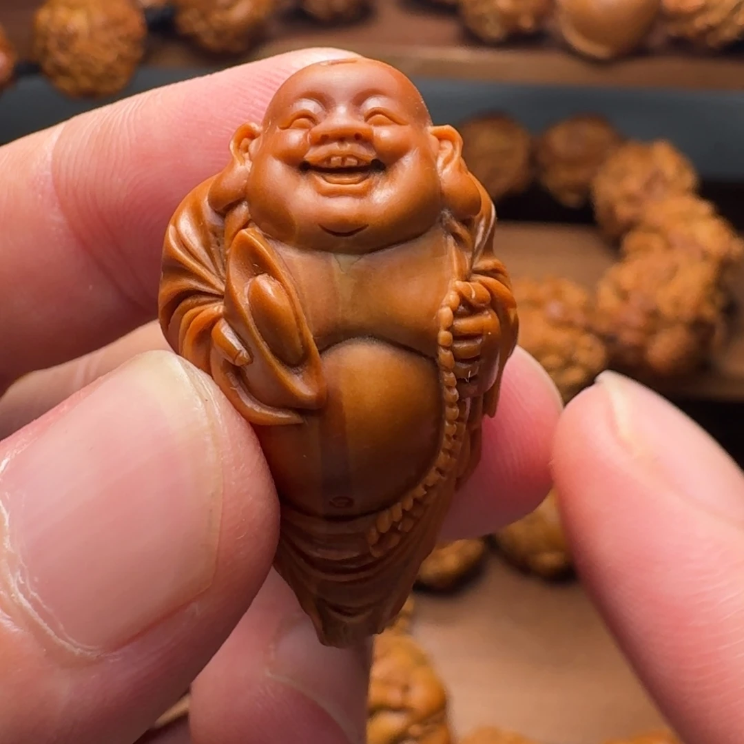 寻***莓橄榄核手串/手链弥勒