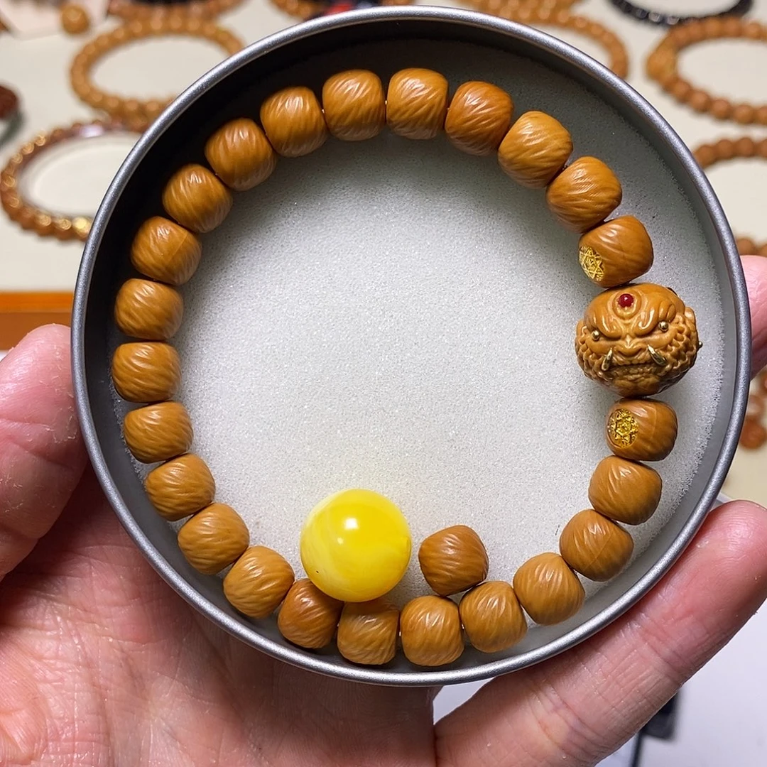 手串猴头核桃全品双标款千眼恶僧千刃云锦 尺寸9+ 馒头料