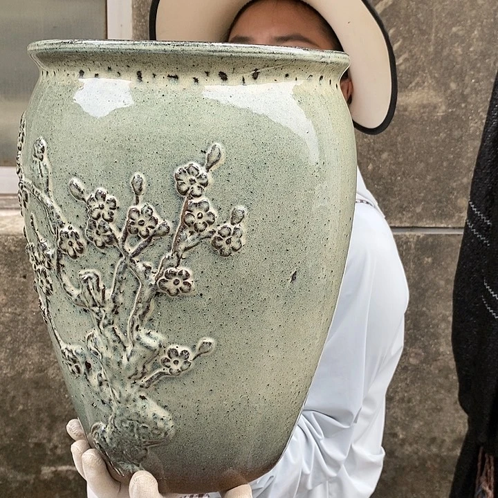 紫砂花盆正品口25高35