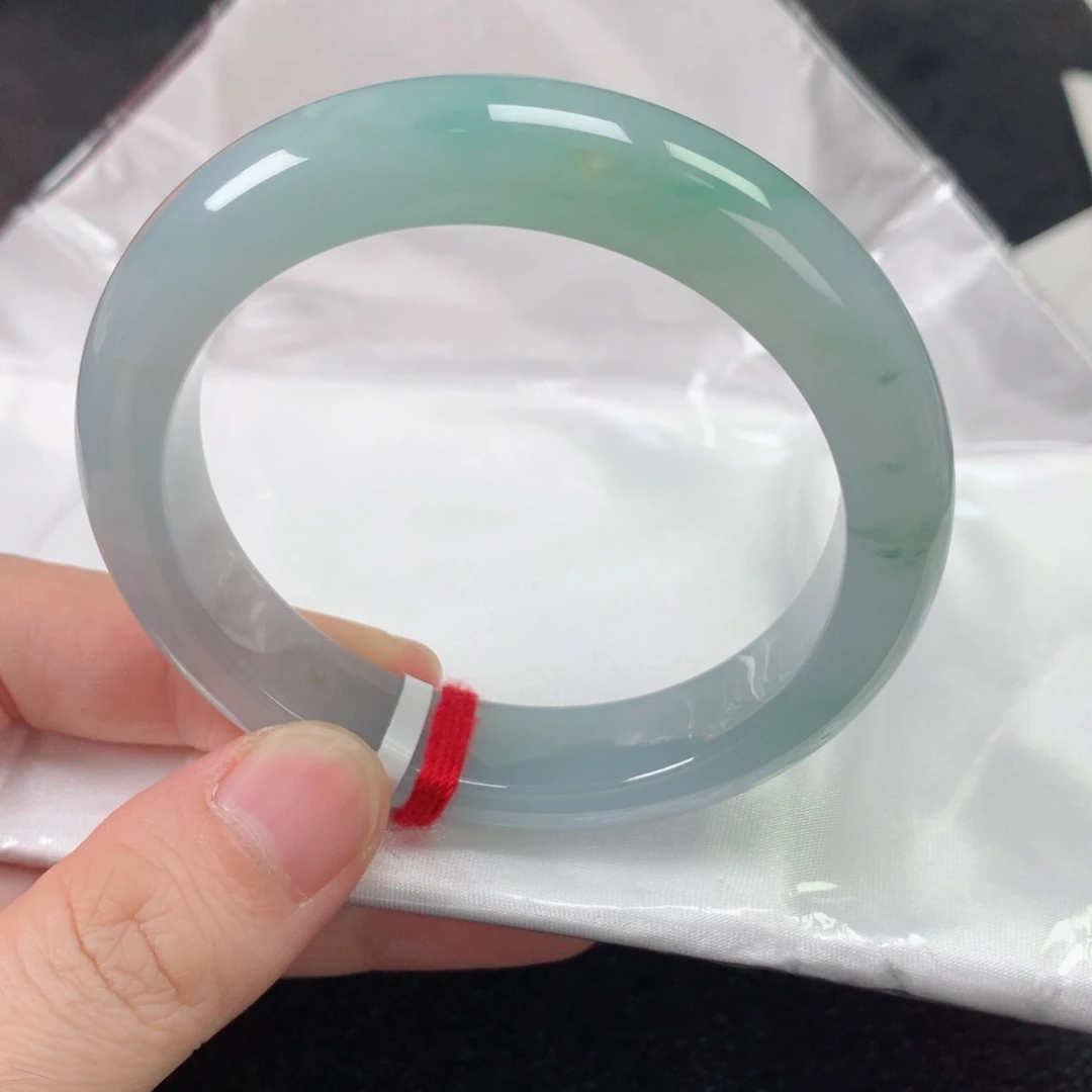 未镶嵌手镯翡翠缅甸天然翡翠手镯5455