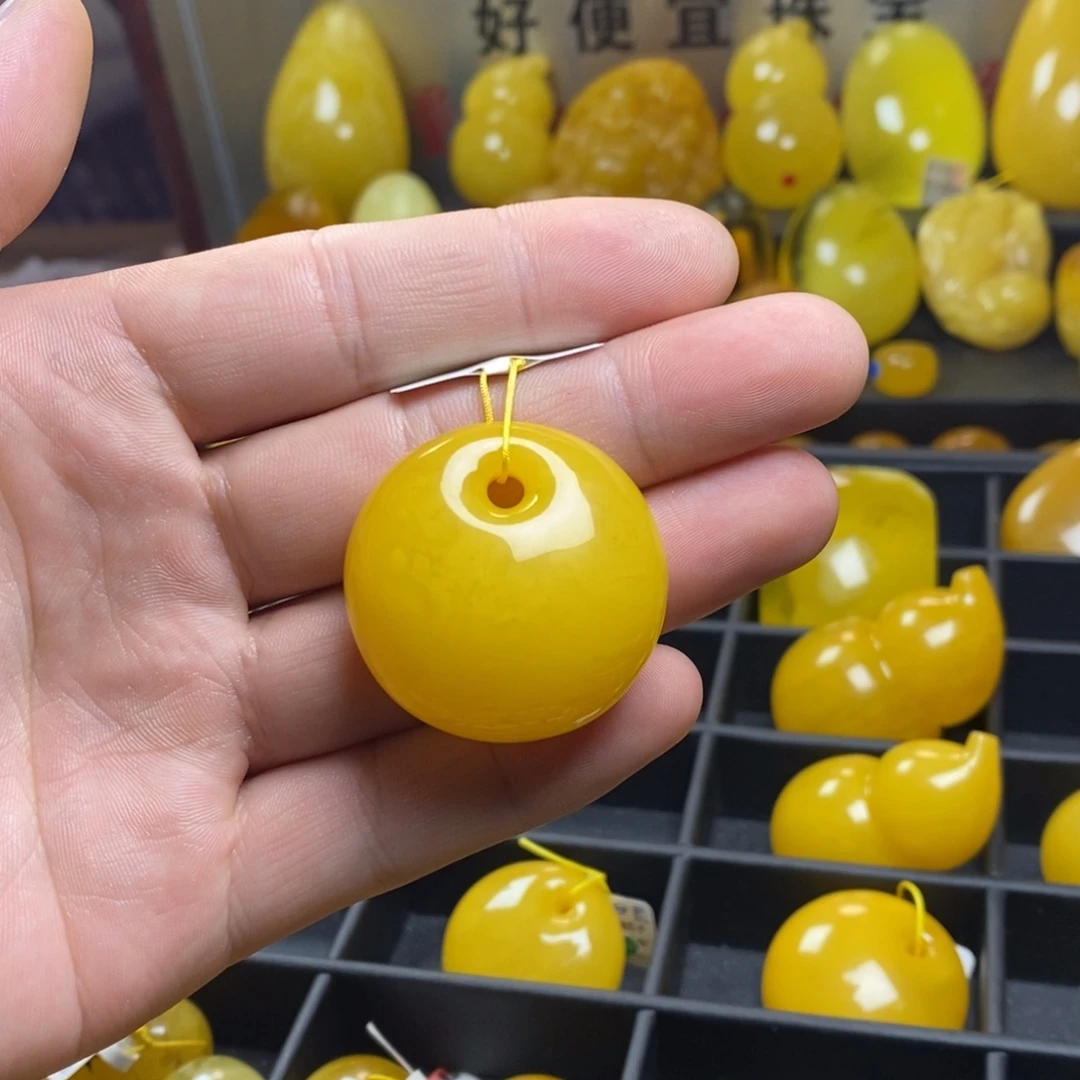 裸石琥珀未镶嵌蜜蜡