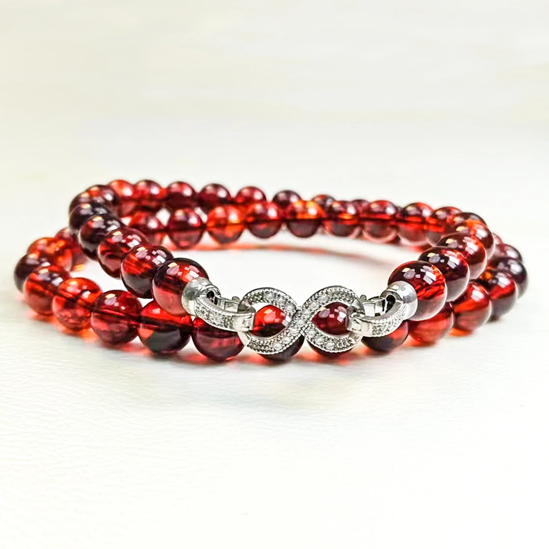 正品保障 血药珀 满血时尚精美紫杉醇DIY卡10mm项链