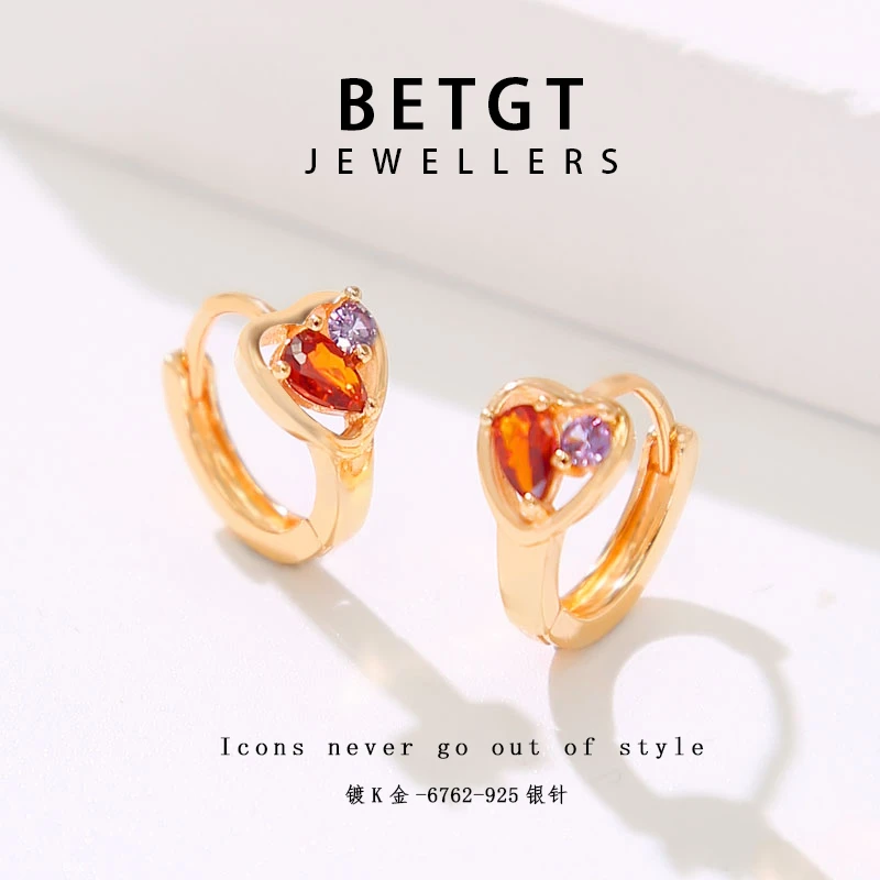 Bawarren 意❤ 6762-精致耳环欧美优雅法式