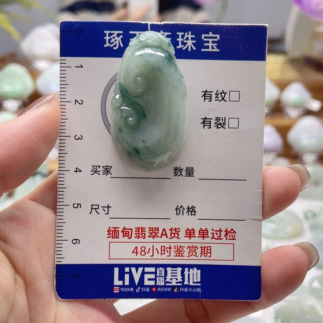 颈饰未镶嵌翡翠如意