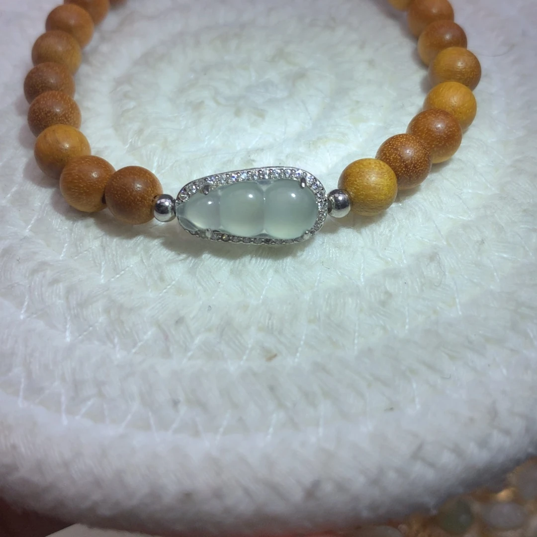 翡翠银S925镶嵌颈饰