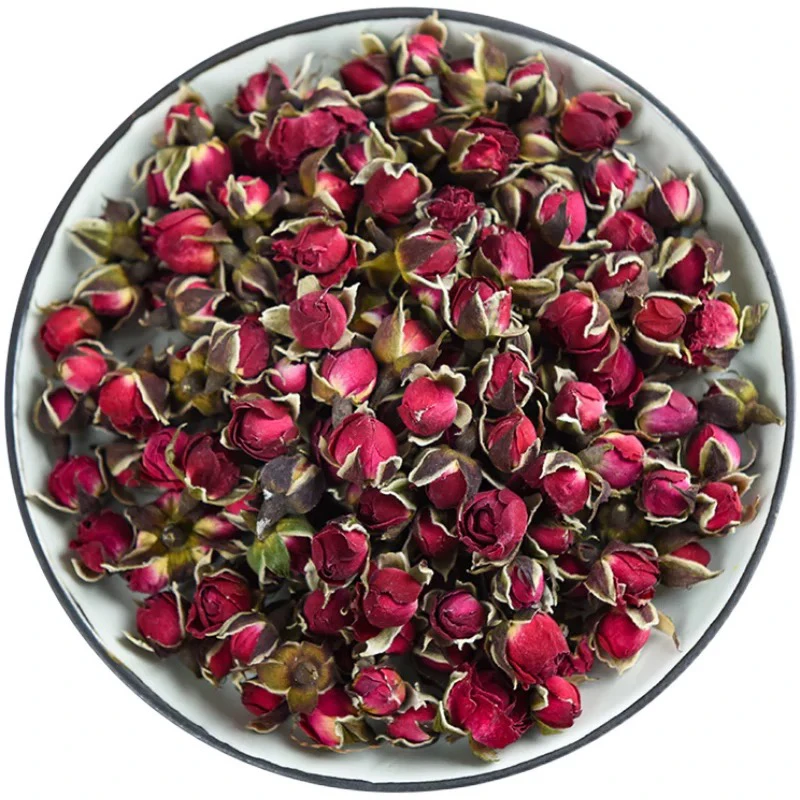 金边玫瑰干玫瑰花茶精选清香可泡水饮用