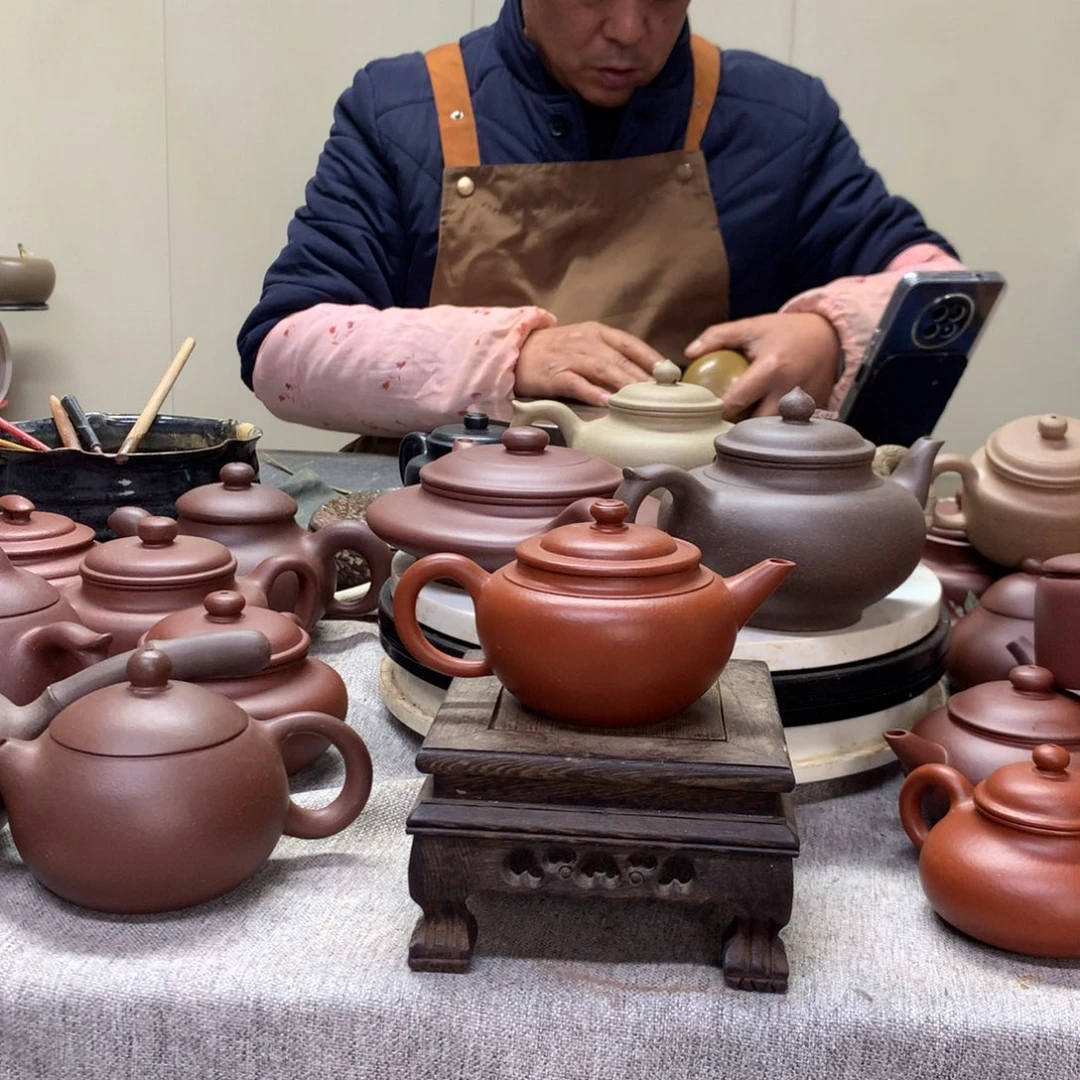 茶壶朱泥赵庄朱泥大亨水平150 C半手工制作