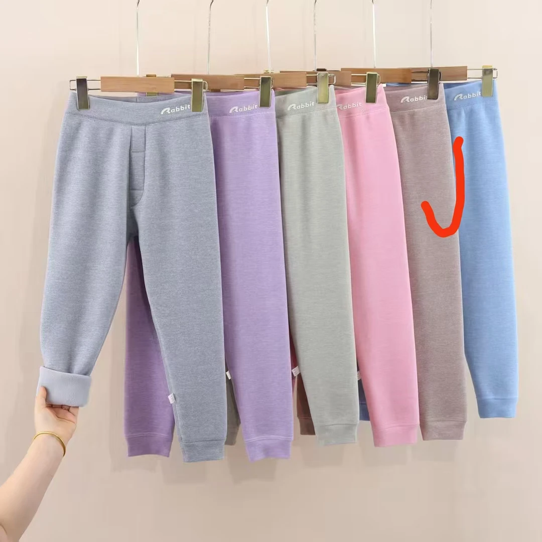 2502.2503大版保暖裤校服神裤真奥利绒