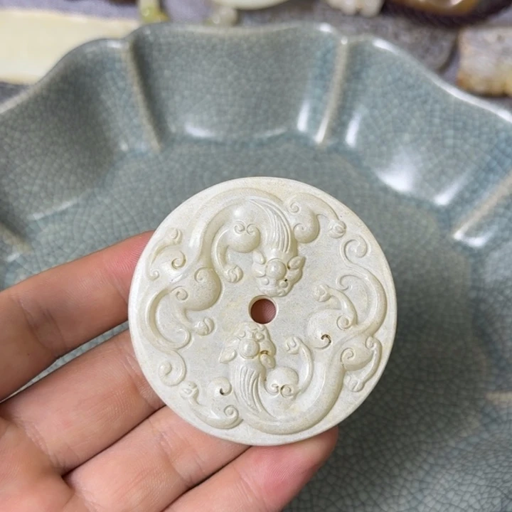 和田玉未镶嵌挂件103