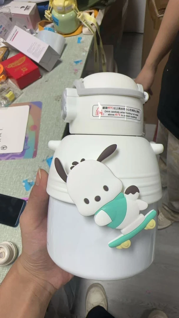 三丽鸥可爱保温水杯三色可爱图案【X0051】