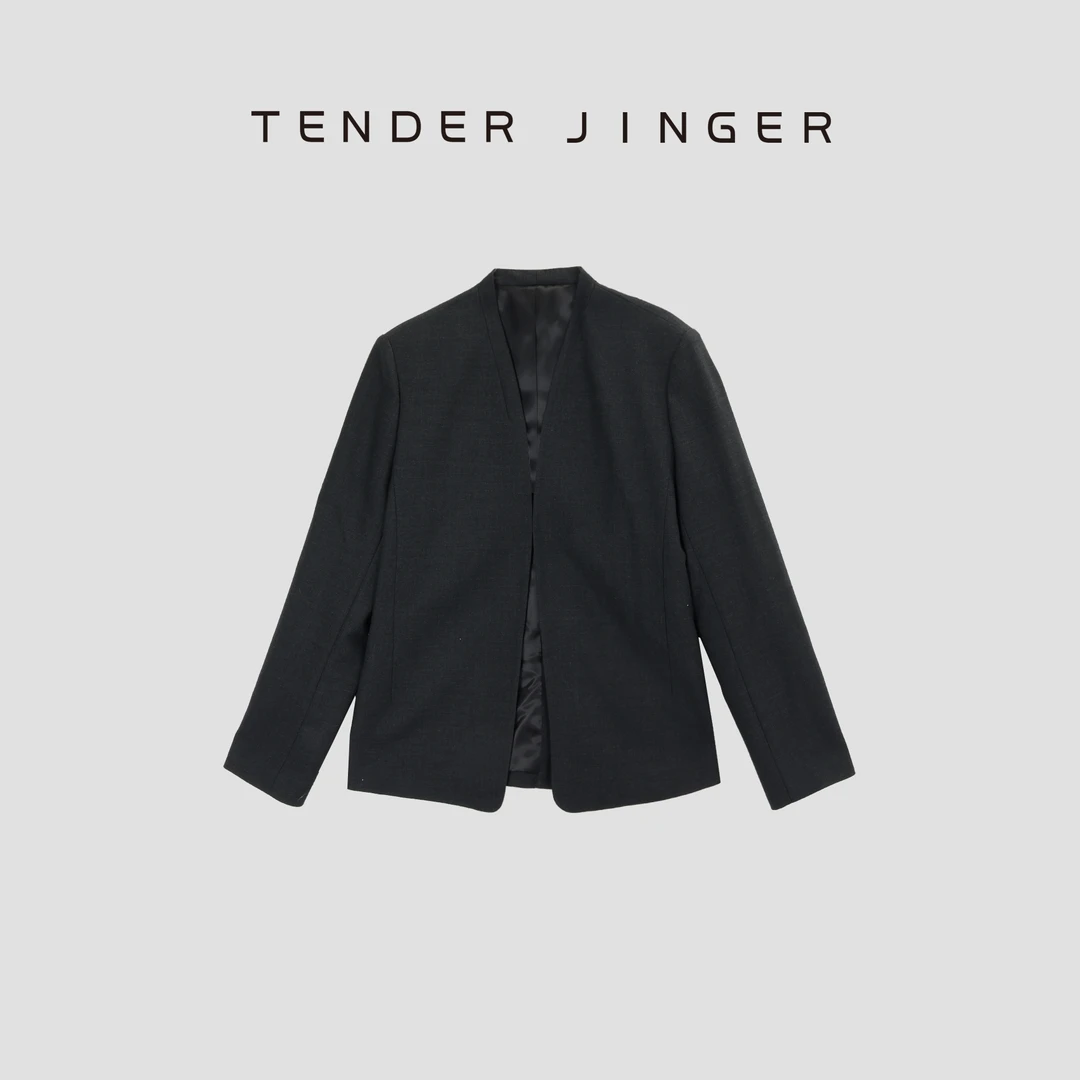 Tender Jinger【黑标】休闲廓形西装外套T53JMJ41055