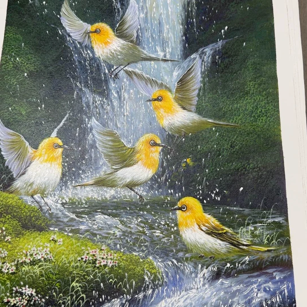 油画加油加油努力加油加油