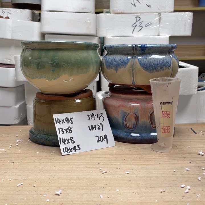 紫砂花盆多肉花盆微瑕43