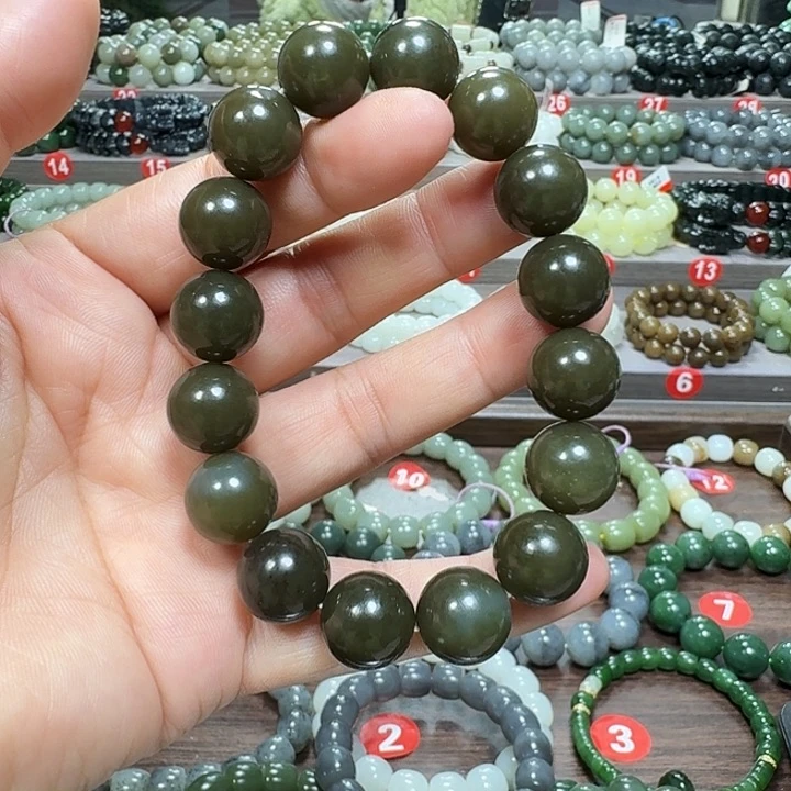 未镶嵌手链和田玉新疆且末糖卡14