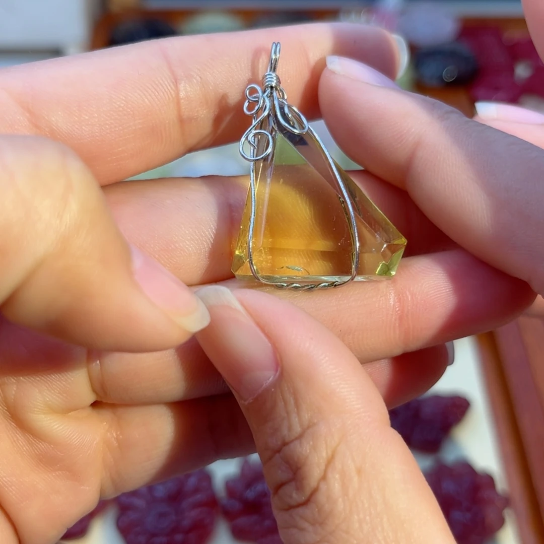 水晶颈饰未镶嵌黄水随行80