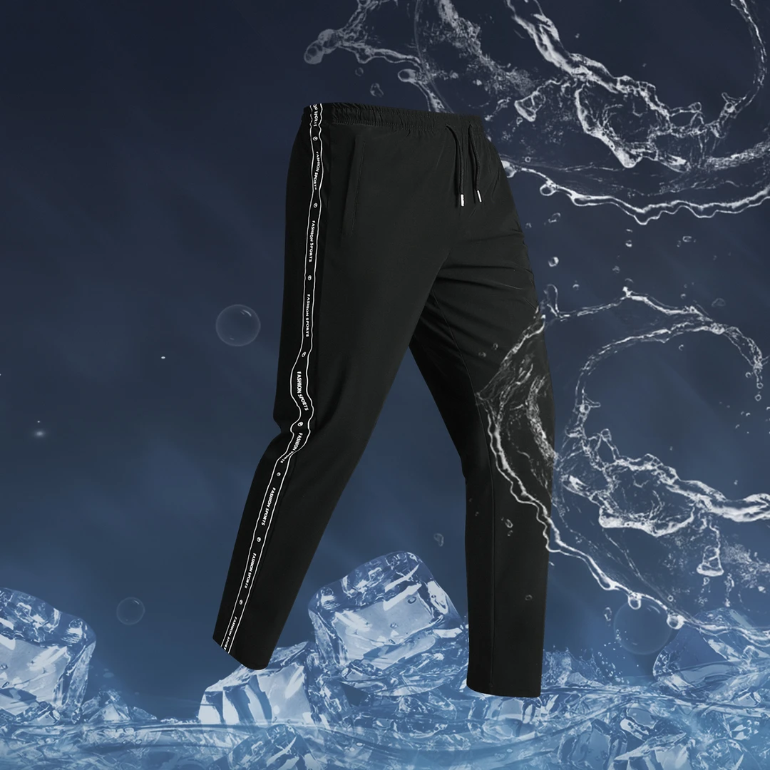 速干字母女宽松男运动长裤休闲裤登山薄款弹力户外运动跑步