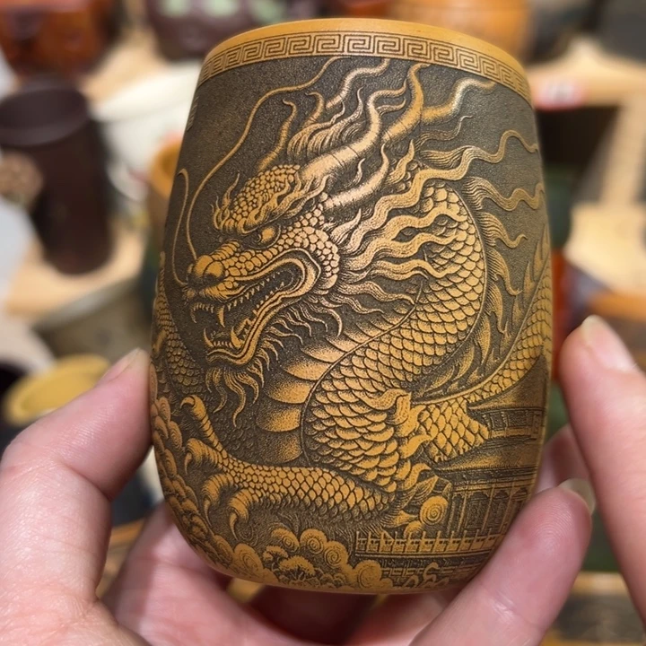 茶杯紫砂宜兴紫砂主人杯