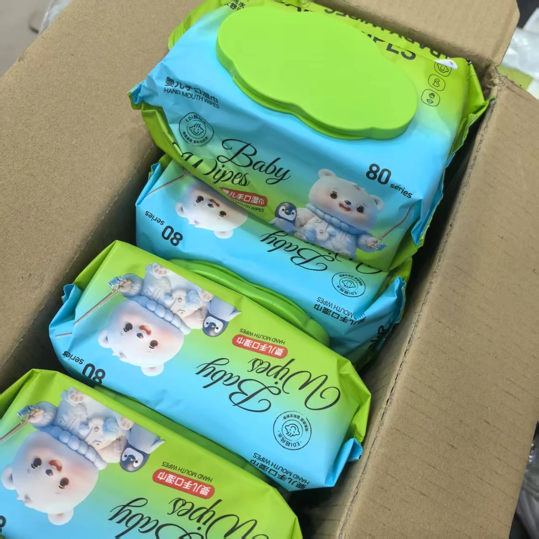 手口棉柔湿巾，发3包（60抽）