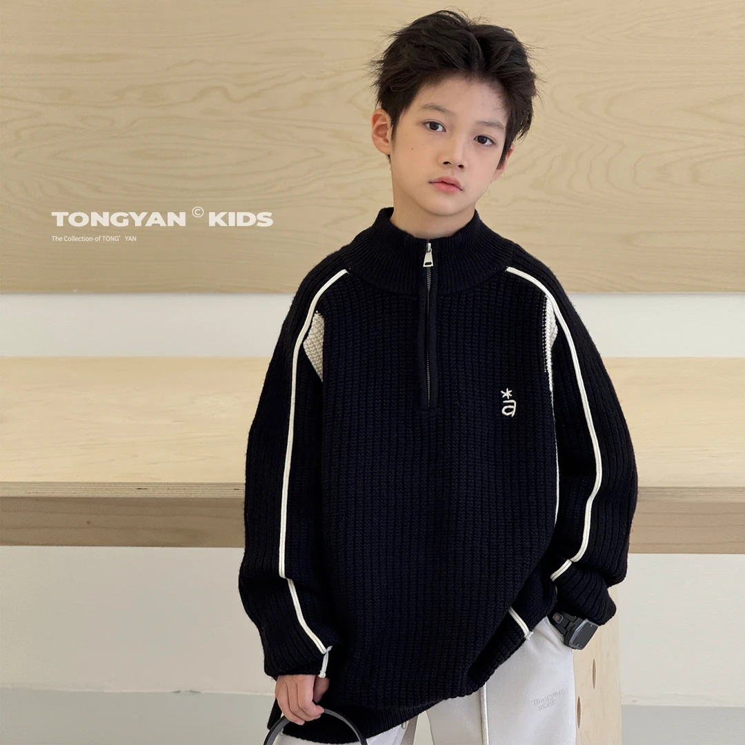 9.25号新品 男童毛衣秋装新款韩版毛线衣儿童洋气针织衫外套G1003