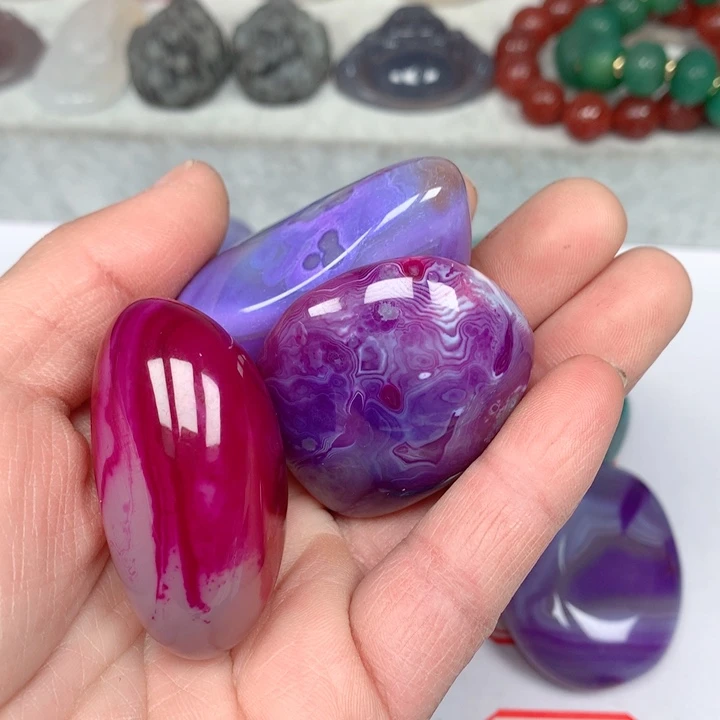 玛瑙/玉髓颈饰未镶嵌石**秀