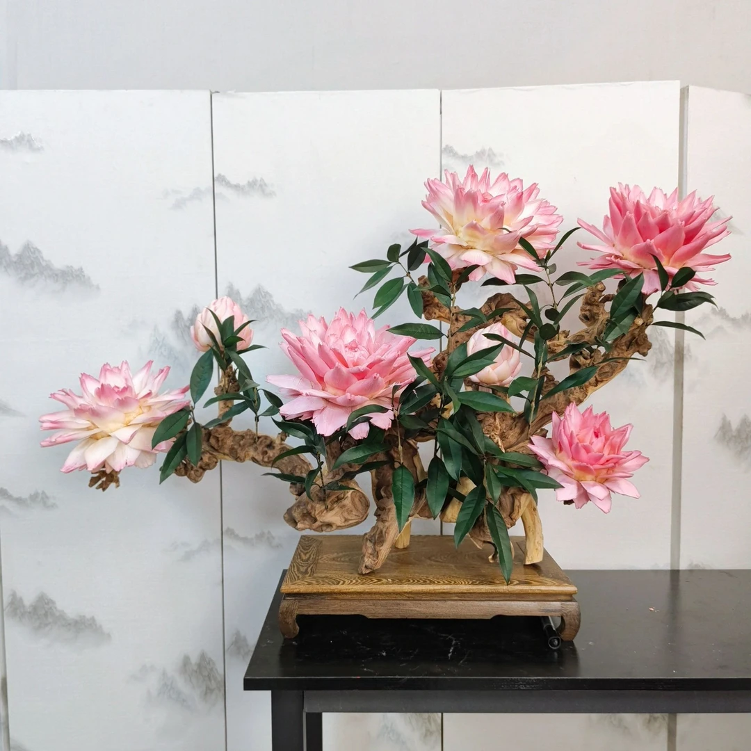 【合家富贵】永生花家居造景摆件