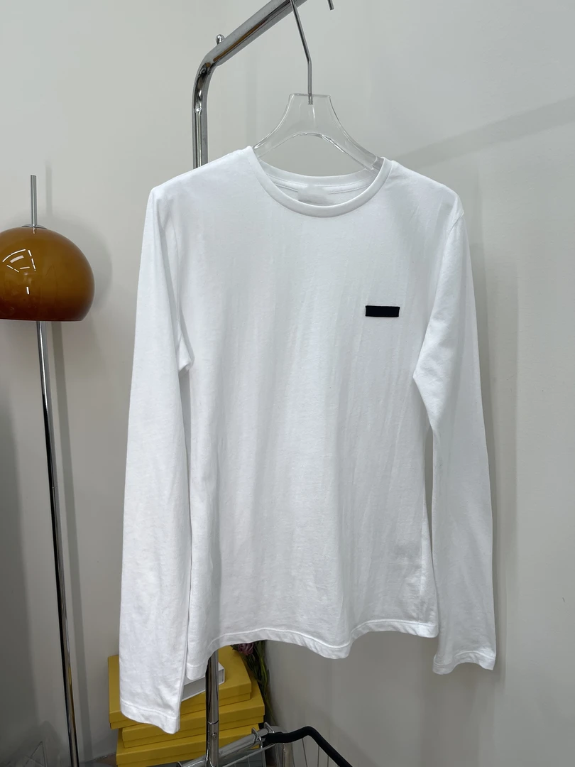 muhou24/圆领百搭简约刺绣字母T恤