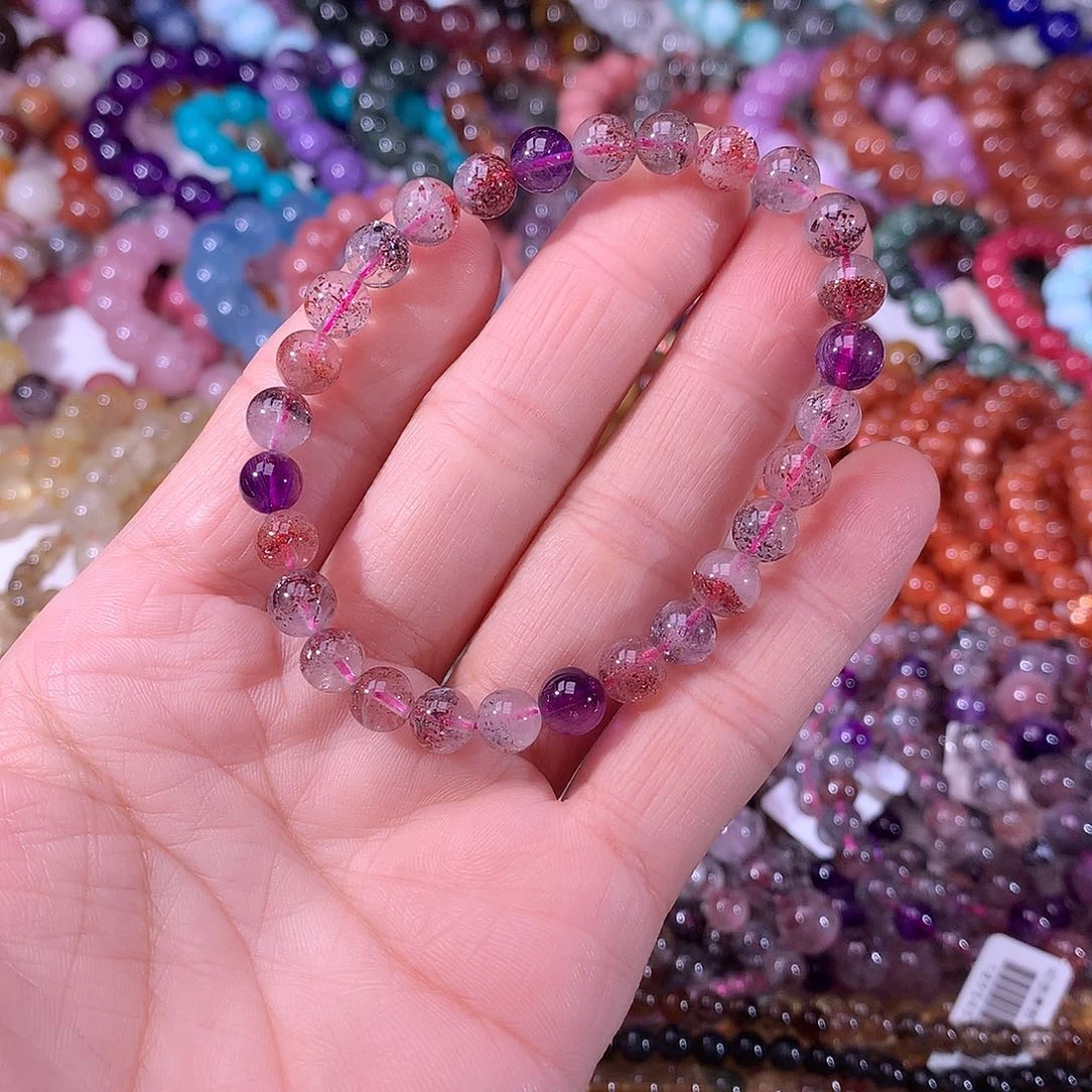 如***～水晶手链未镶嵌超七6 m