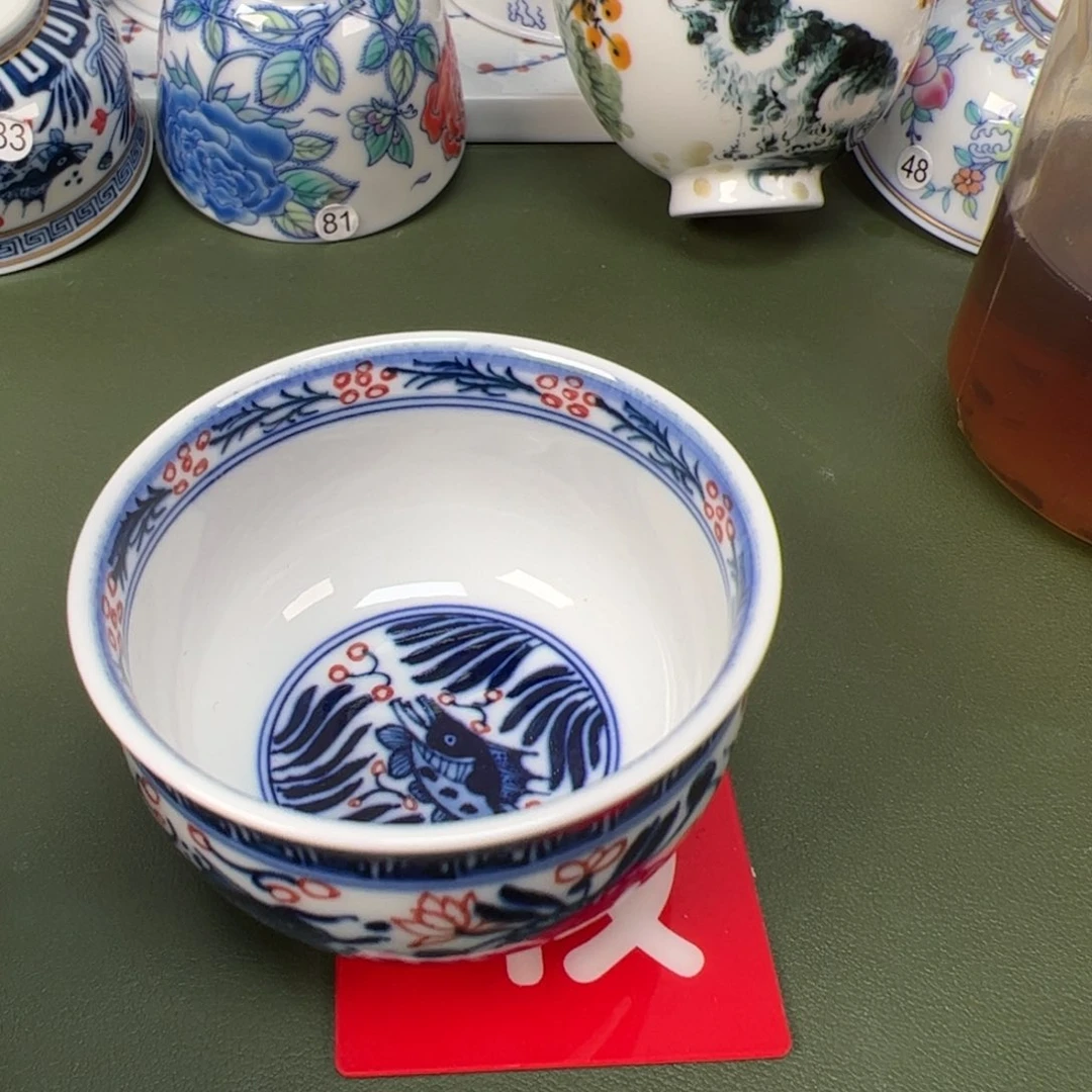 陶瓷景德镇纯手工纯手绘茶具木木30