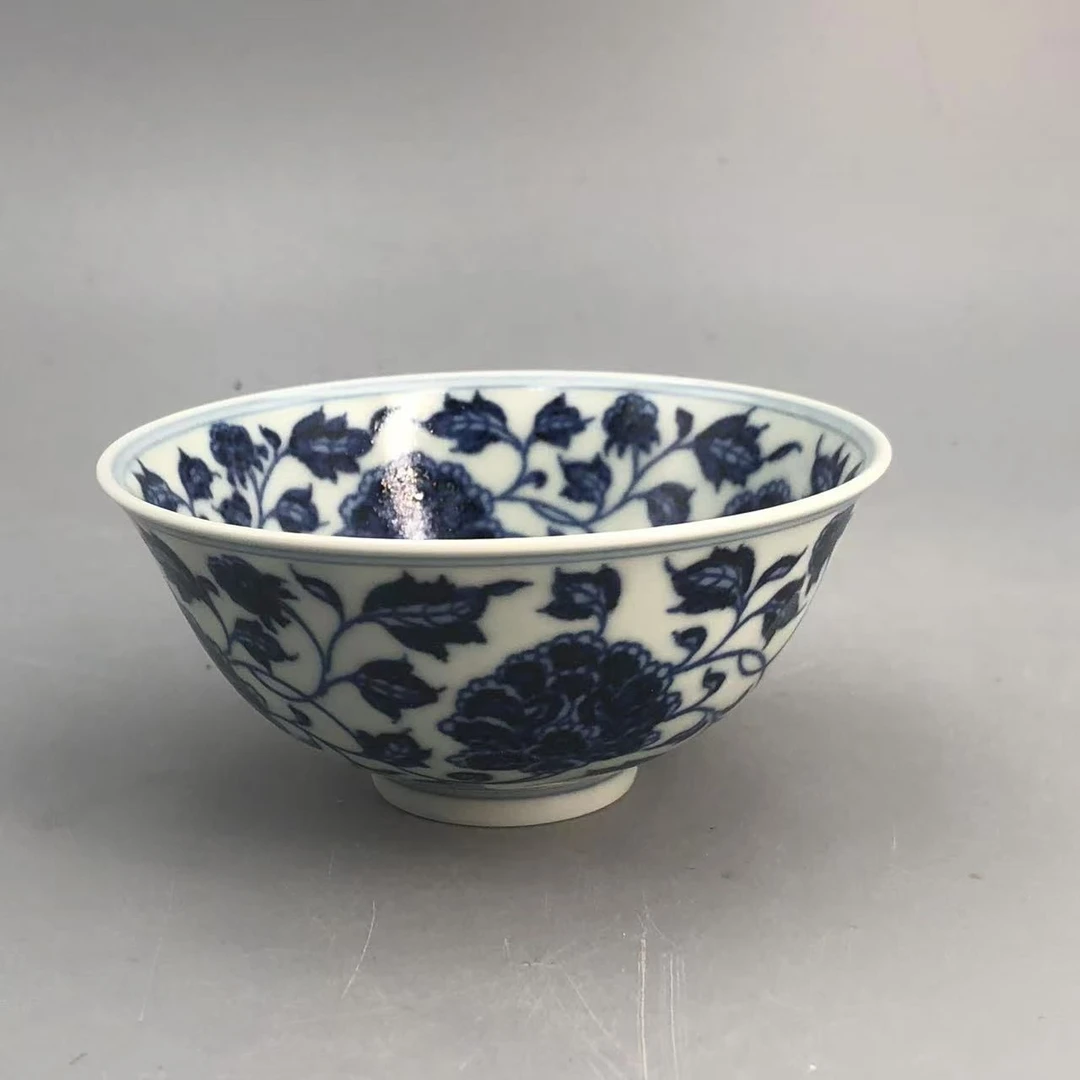 【南昌广电优选】逸古堂 全满牡丹花宫碗ygt0346