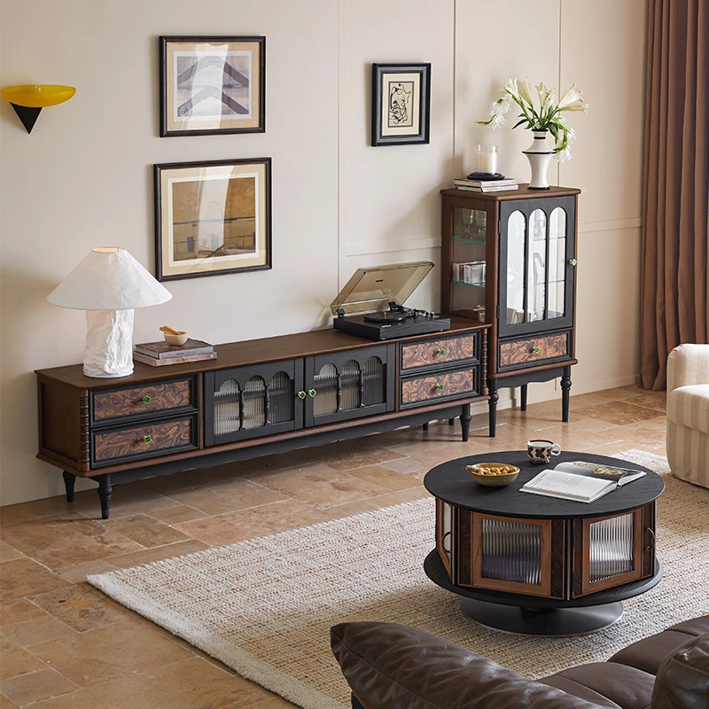 【有样美学专属款】森美匠心法式复古实木电视柜客厅中古风电视机柜