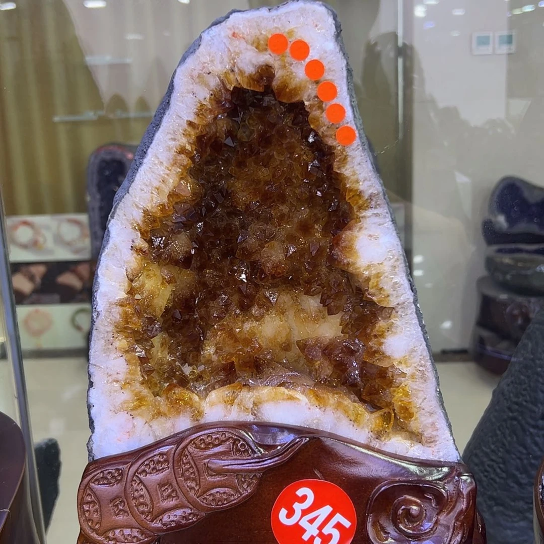 未镶嵌大型摆件（非配饰）黄晶