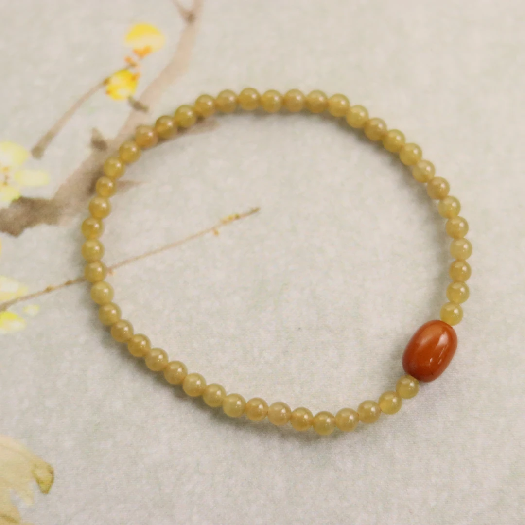 ZC10A18901[原创]糖玉蜜蜡手串（多样性发货)